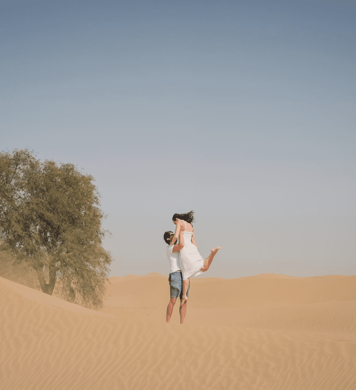 Desert Photoshoot In Dubai Flying Dress Photoshoot
