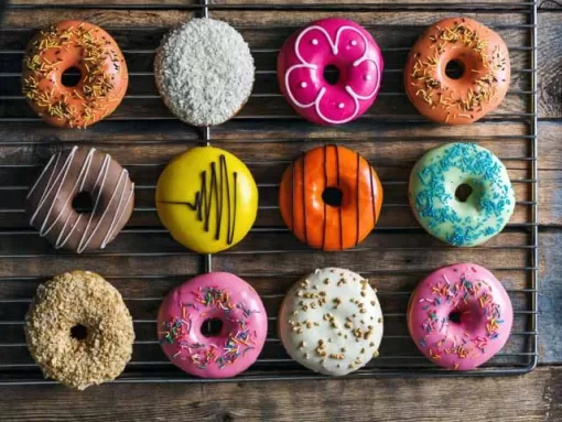 Dubai food photography with styled plating on rustic background